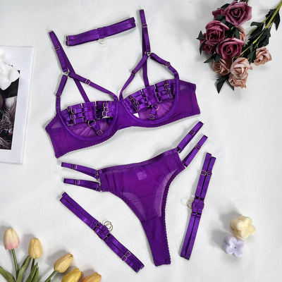 Amanda™ | 4-Piece Lingerie Set