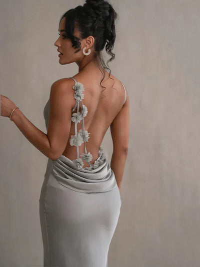 Pauline™ | Elegant Sultry Backless Maxi Dress