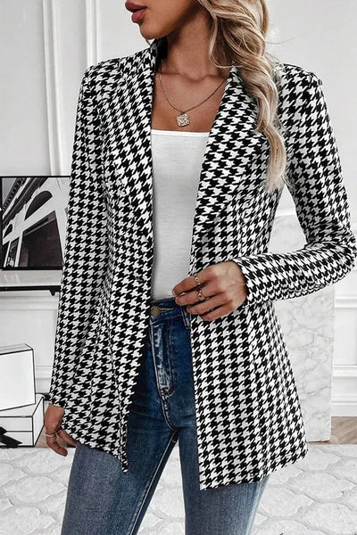 Maélisse™ | Houndstooth Blazer