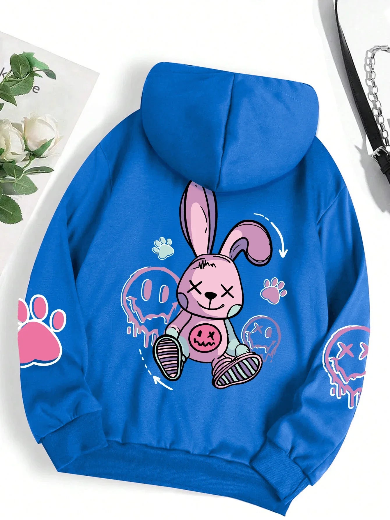 Zoe™ | Kawaii Rebel Bunny Hoodie