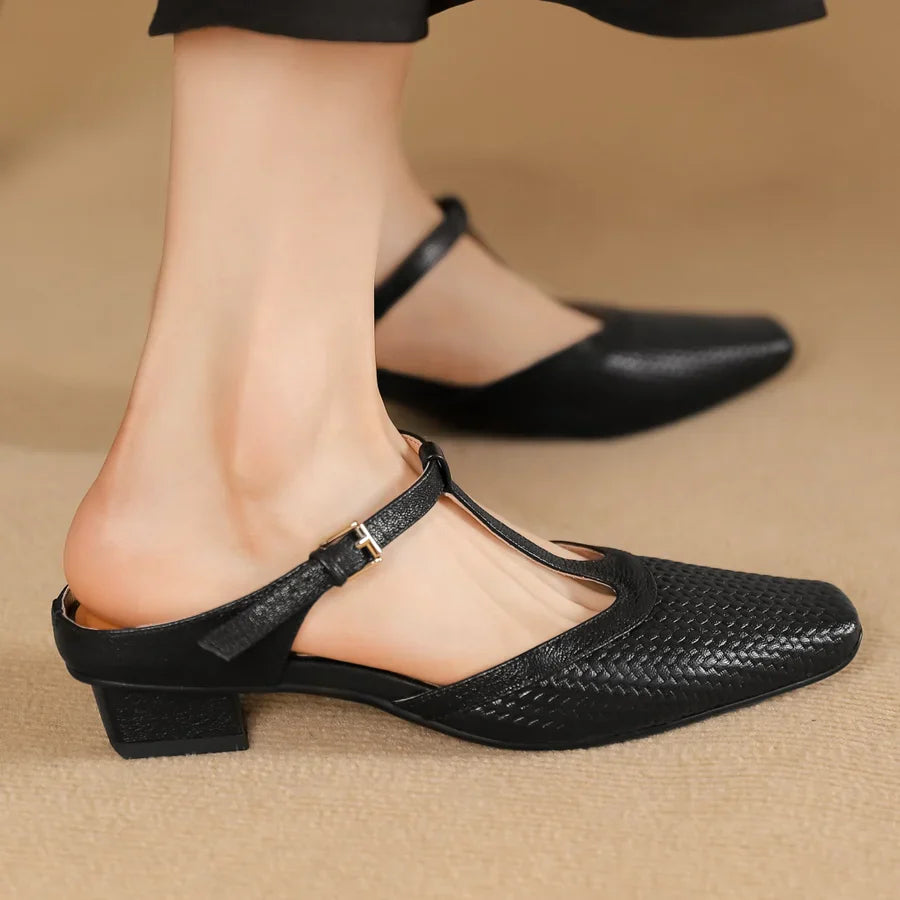 Keira™ | Leather Mules