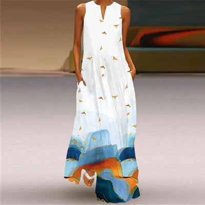 Vélya™ | Butterfly Bloom A-Line Dress