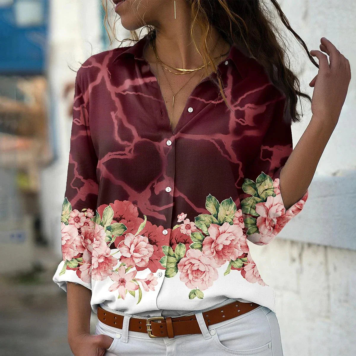 Ember™ | Fashion Print Shirt