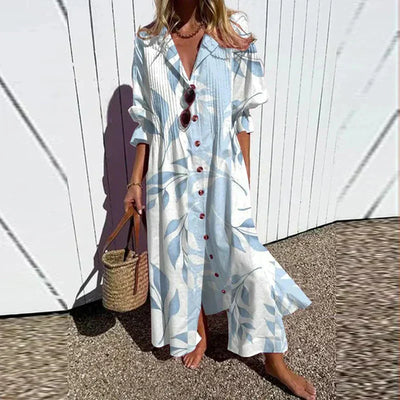 Sloane™ | Coastal Breeze Shirt Dress