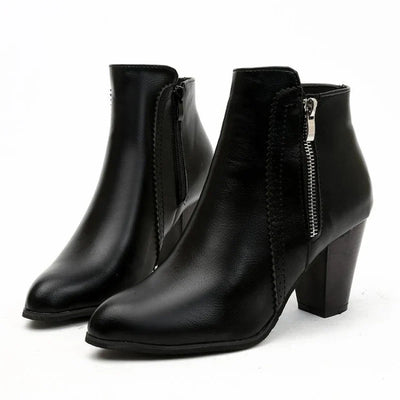 Elsa™ | Vintage Leather Ankle Boots