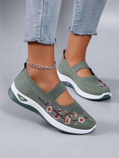 Liora™ | Floral Comfort Sneakers
