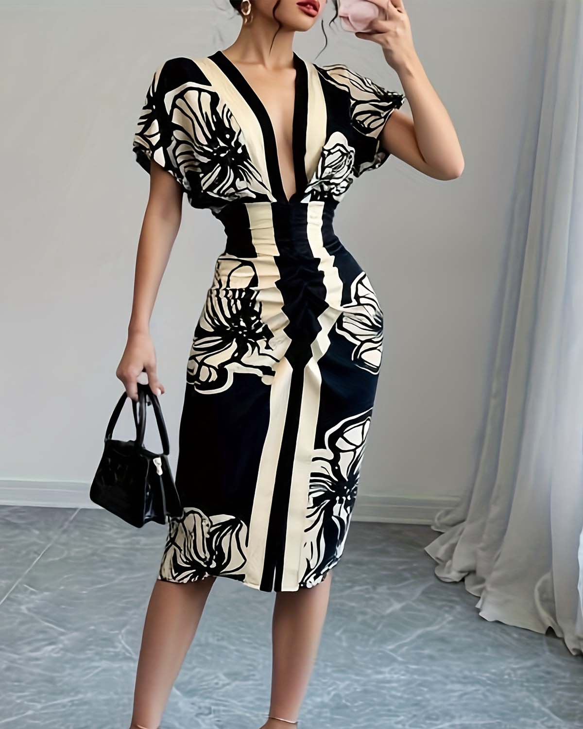 Victoria™ | Chic Pleated Dress