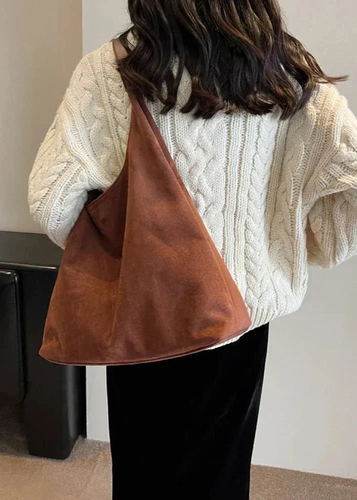 Mélisande™ | Soft Suede Shoulder Bag