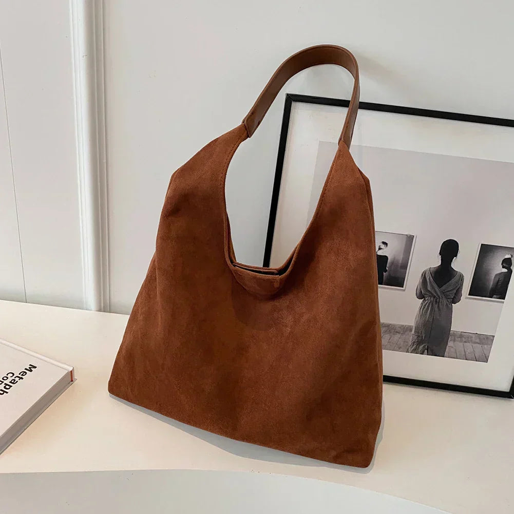 Mélisande™ | Soft Suede Shoulder Bag