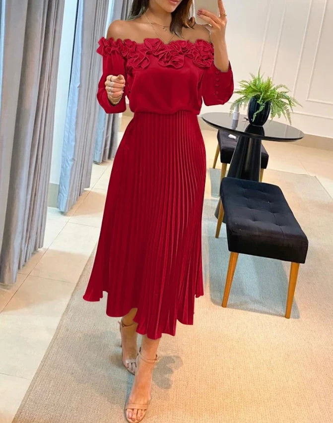 Aria™ | Stunning Off Shoulder Maxi Dress