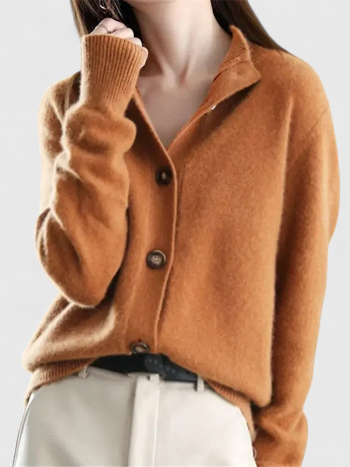 Amélise™ | Classic Button-Up Cardigan