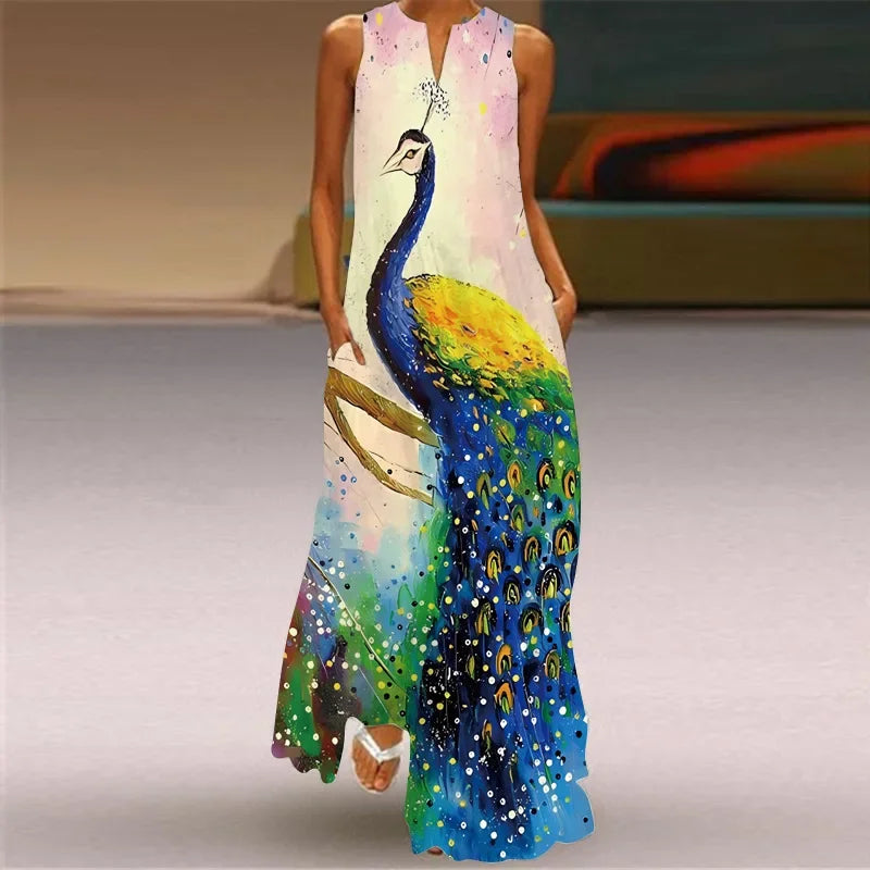 Vélya™ | Butterfly Bloom A-Line Dress