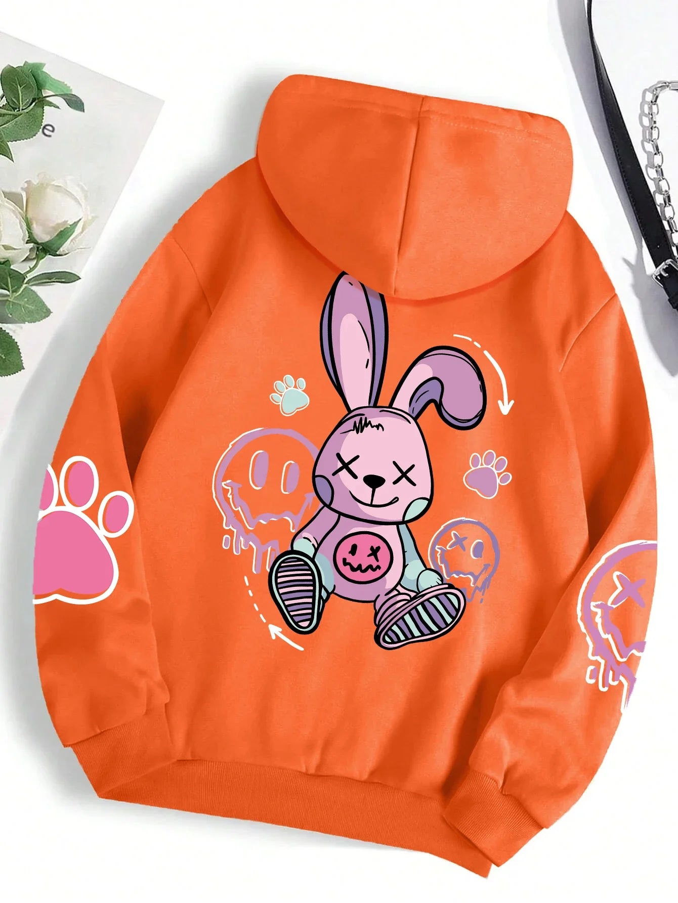 Zoe™ | Kawaii Rebel Bunny Hoodie