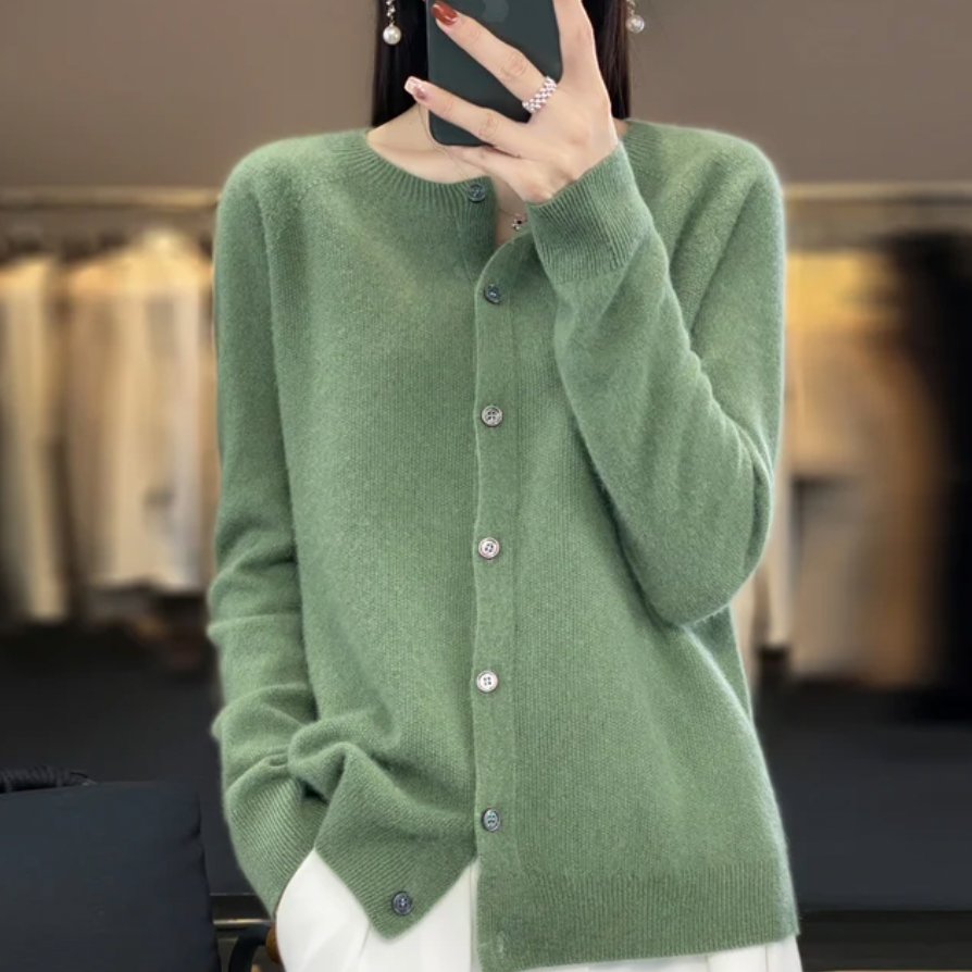 Solenne™ | Soft Knit Button Cardigan