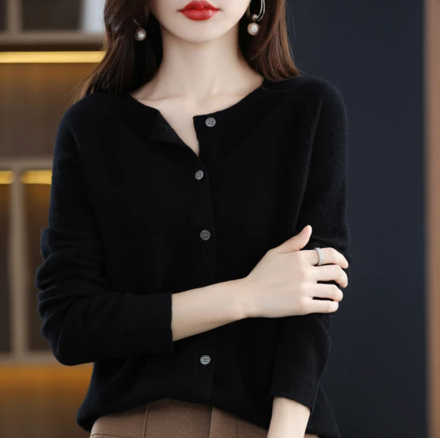 Solenne™ | Soft Knit Button Cardigan