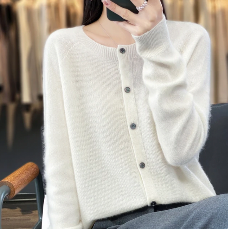 Solenne™ | Soft Knit Button Cardigan
