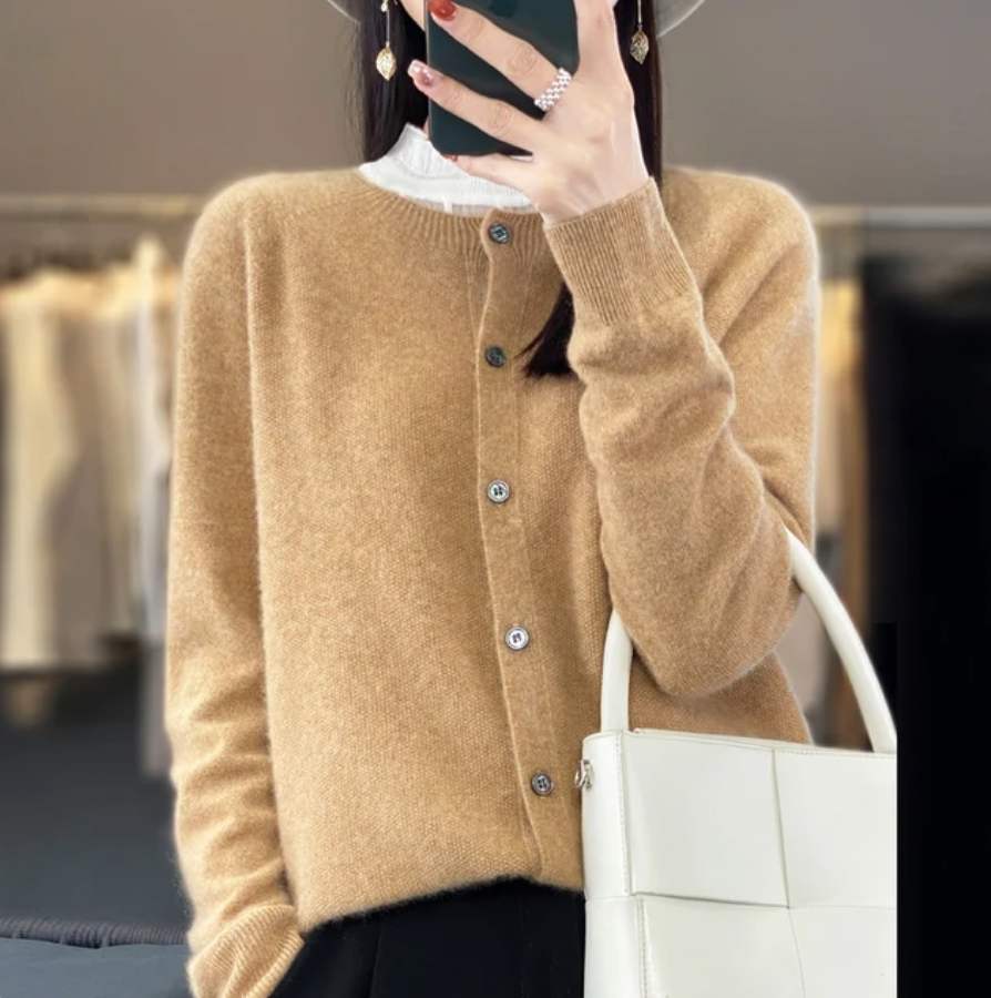 Solenne™ | Soft Knit Button Cardigan