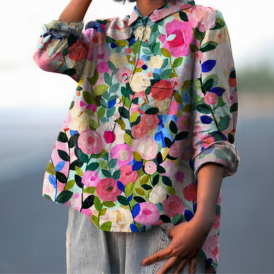 Fiona™ | Blouse with Romantic Floral Print