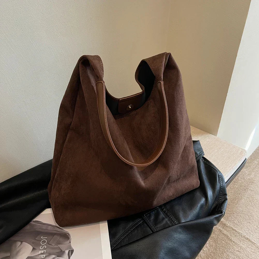 Mélisande™ | Soft Suede Shoulder Bag