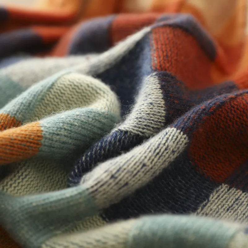 Isolde™ | Colorblock Check Sweater