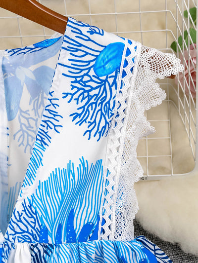 Margie™ | Trendy Sleeveless Lace Maxi Dress