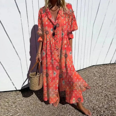 Sloane™ | Coastal Breeze Shirt Dress