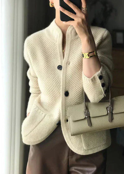 Élaysia™ | Textured Button-Detail Cardigan