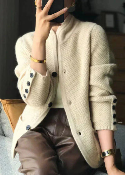 Élaysia™ | Textured Button-Detail Cardigan