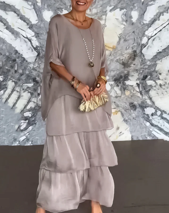 Énora™ | Elegant Tummy Covering Maxi Dress
