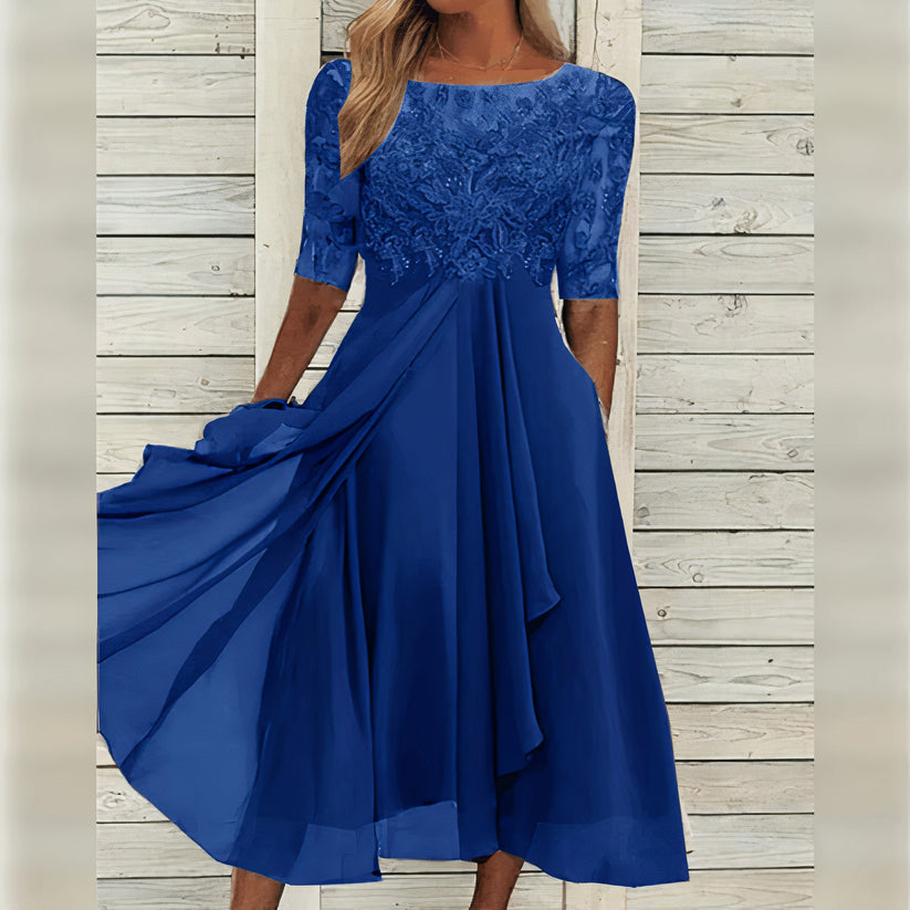 Daryana™ | Elegant Lace Midi Dress