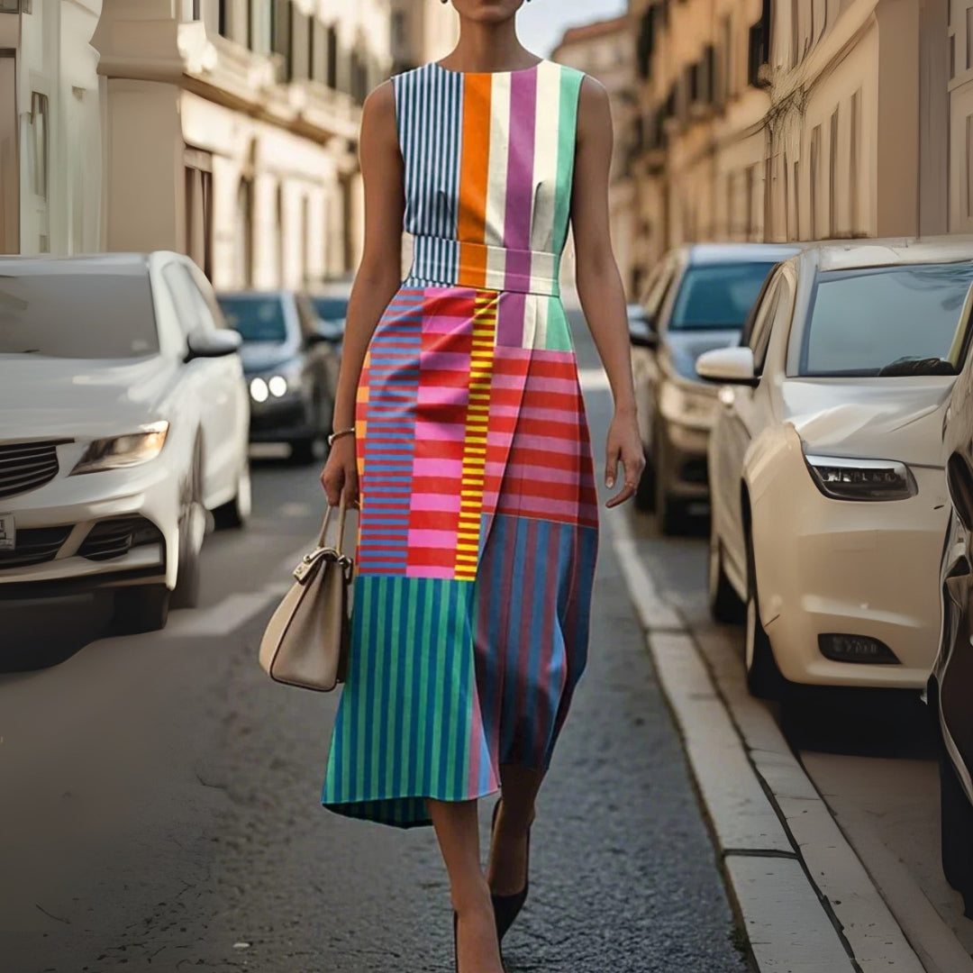 Nayelle™ | Printed Sleeveless Dress