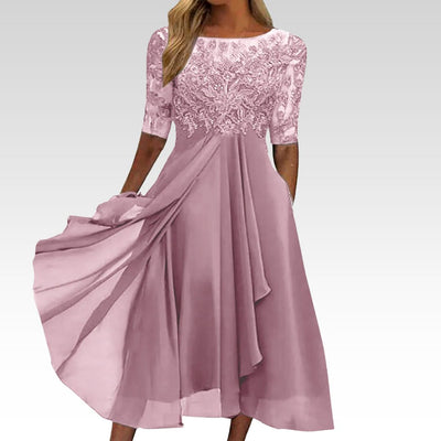 Daryana™ | Elegant Lace Midi Dress