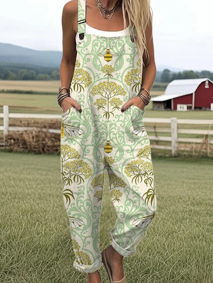 Aiyona™ | Women's Wide Leg Floral Jumpsuit