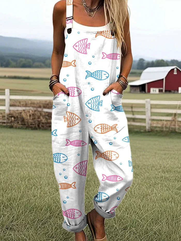 Lioranne™ | Women's Wide Leg Floral Jumpsuit