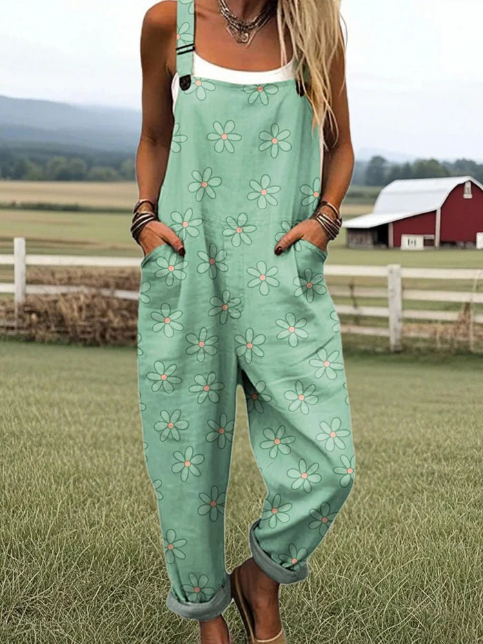 Callie™ | Women's Wide Leg Floral Jumpsuit