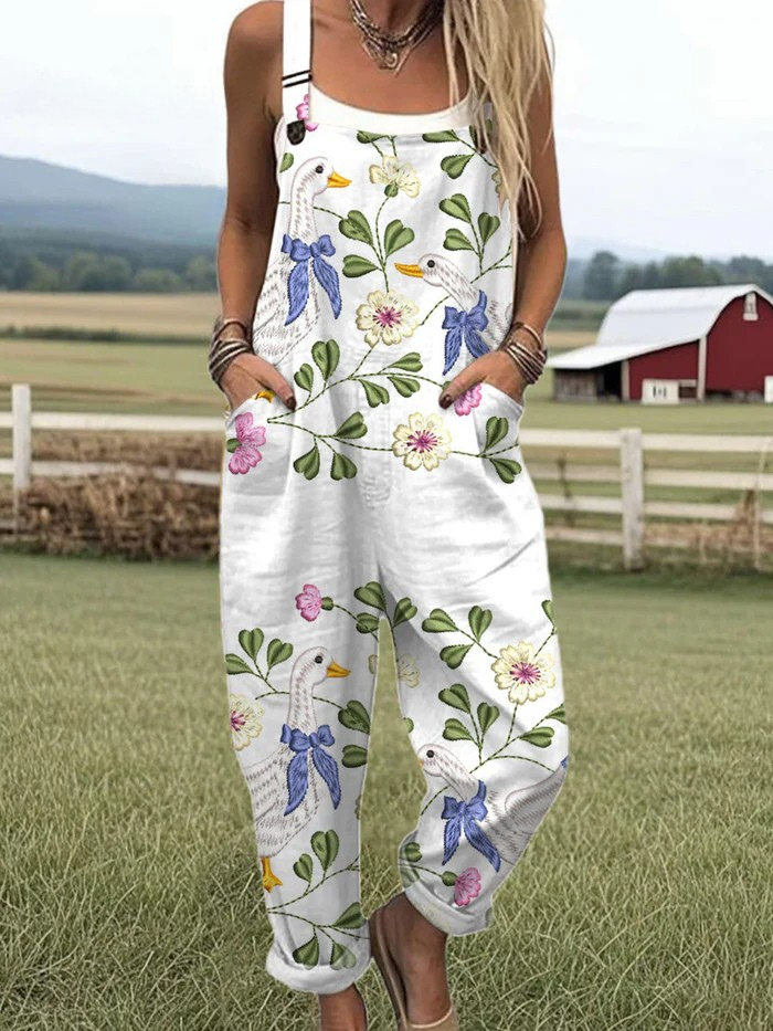 Tavindra™ | Women's Wide Leg Floral Jumpsuit