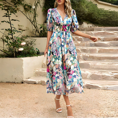 Rose™ | Floral Print Maxi Dress