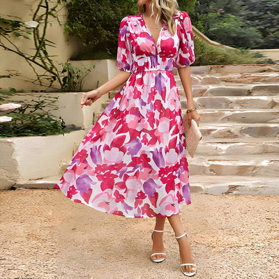 Rose™ | Floral Print Maxi Dress