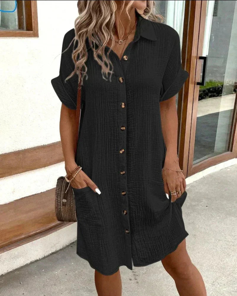Delphine™ | Classic Polo Casual Dress