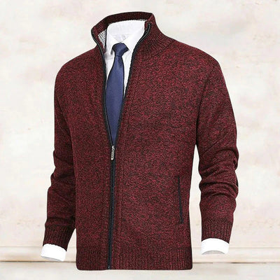 Hervin™ | Refined Knit Zip Cardigan