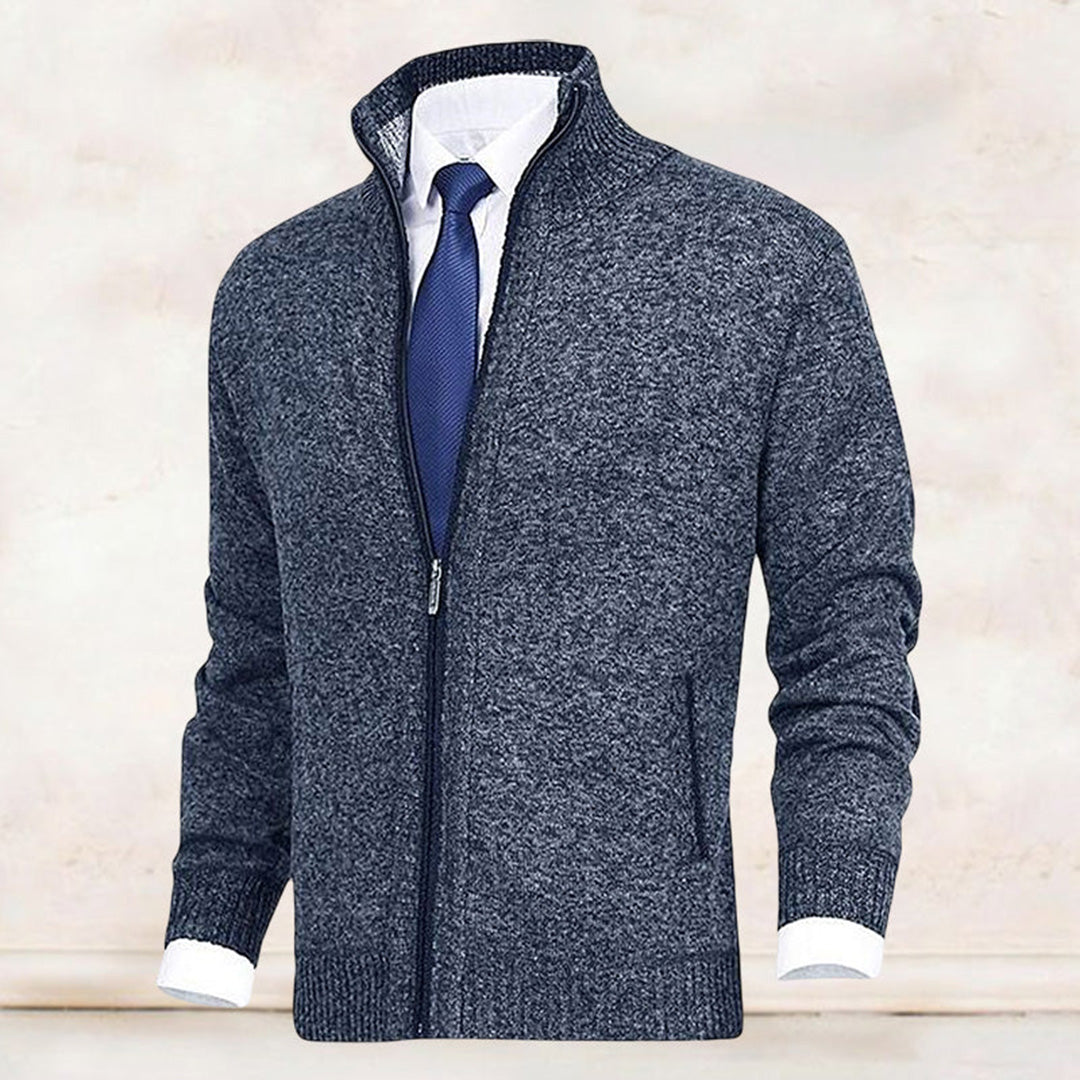 Hervin™ | Refined Knit Zip Cardigan