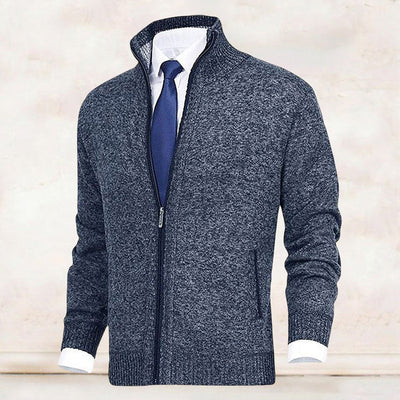 Hervin™ | Refined Knit Zip Cardigan