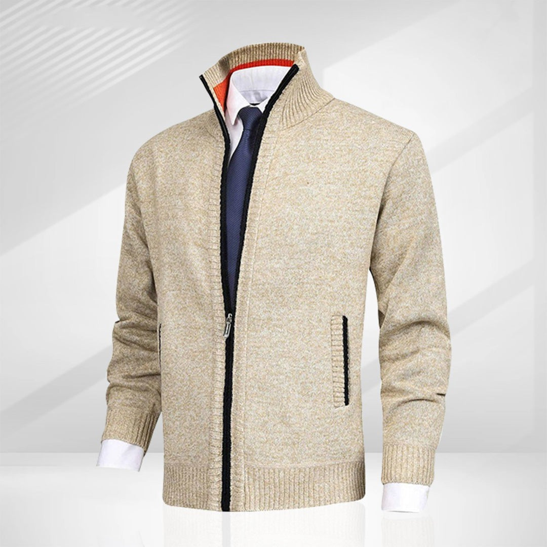 Hervin™ | Refined Knit Zip Cardigan
