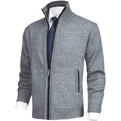Hervin™ | Refined Knit Zip Cardigan