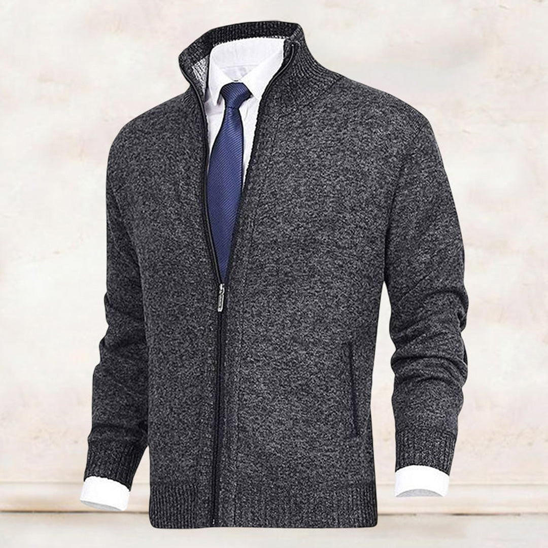 Hervin™ | Refined Knit Zip Cardigan