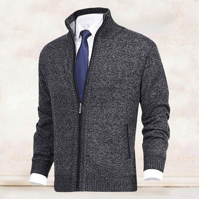 Hervin™ | Refined Knit Zip Cardigan
