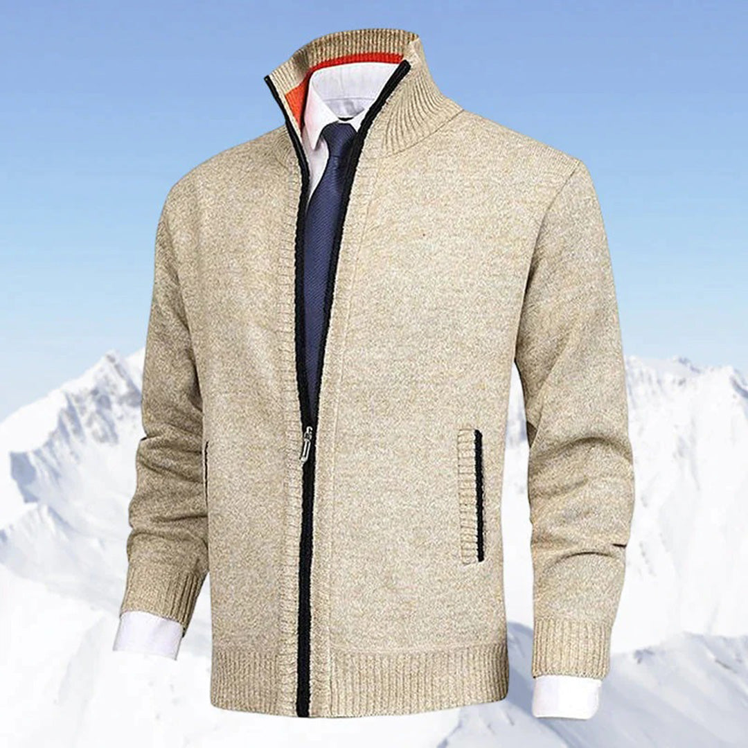 Hervin™ | Refined Knit Zip Cardigan