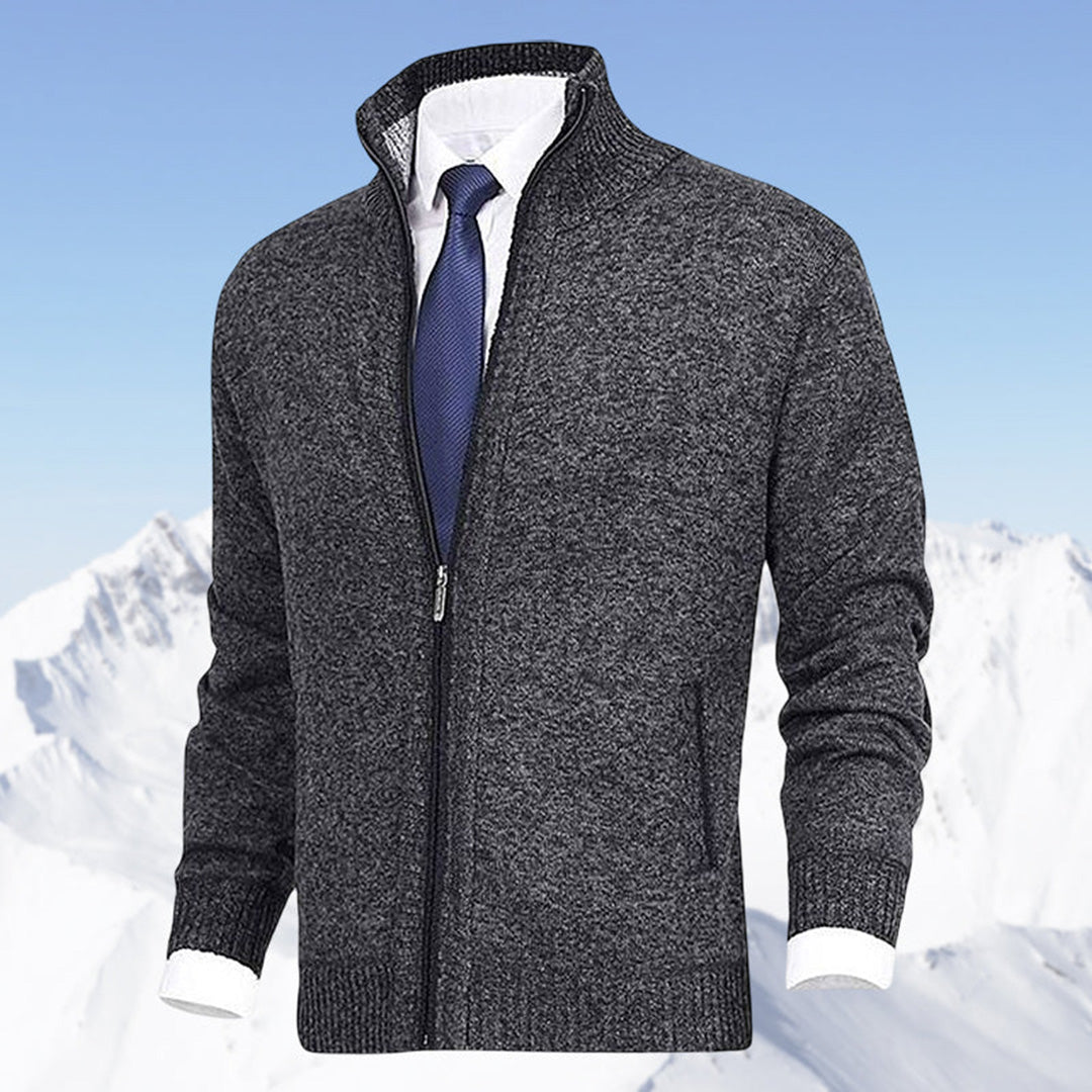 Hervin™ | Refined Knit Zip Cardigan