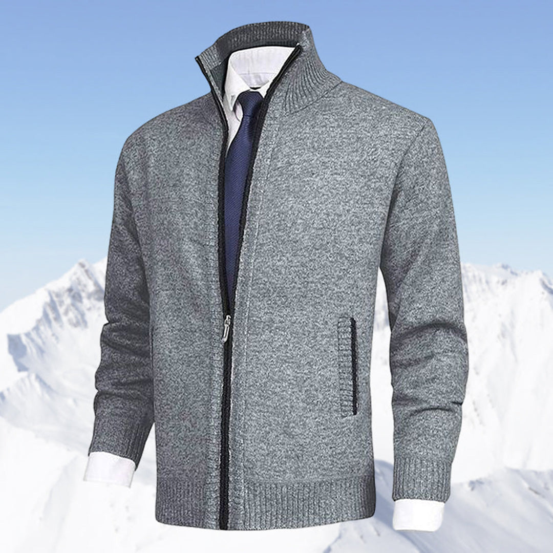 Hervin™ | Refined Knit Zip Cardigan