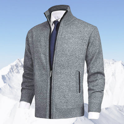 Hervin™ | Refined Knit Zip Cardigan